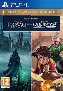 HOGWARTS LEGACY DELUXE + HARRY POTTER OS CAMPEÕES DO QUADRIBOL - PS4 - MÍDIA DIGITAL