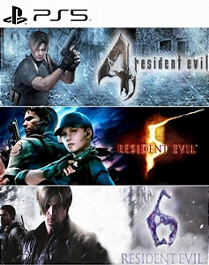 RESIDENT EVIL TRIPLE PACK - PS5 - MÍDIA DIGITAL