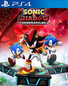 SONIC X SHADOWS GENERATIONS- PS4 - MIDIA DIGITAL