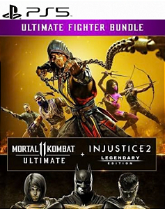 MORTAL KOMBAT 11 ULTIMATE + INJUSTICE 2 LEGENDARY- PS5 - MIDIA DIGITAL