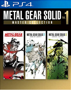 METAL GEAR SOLID MASTER COLLECTION VOL 1 - PS4 - MÍDIA DIGITAL