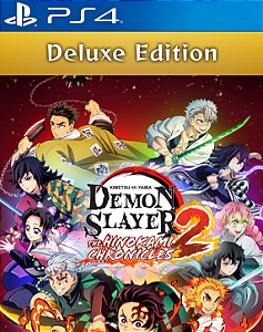 DEMON SLAYER - KIMETSU NO YAIBA - THE HINOKAMI CHRONICLES 2 DELUXE EDITION - PS4 - MÍDIA DIGITAL