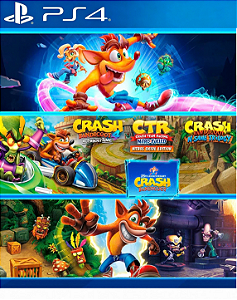 CRASH BANDICOOT PACOTE DE CRASHVERSÁRIO - PS4 - MIDIA DIGITAL