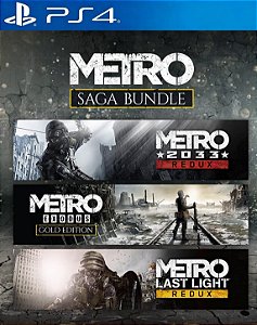 CONJUNTO METRO SAGA - PS4 - MIDIA DIGITAL