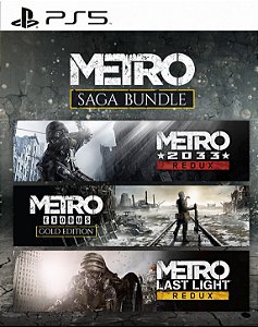 CONJUNTO METRO SAGA - PS5 - MIDIA DIGITAL