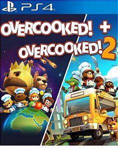 PACOTE OVERCOOKED! + OVERCOOKED! 2 - PS4 - MIDIA DIGITAL