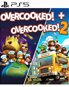 PACOTE OVERCOOKED! + OVERCOOKED! 2 - PS5 - MIDIA DIGITAL