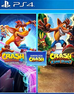 CRASH BANDICOOT™: PACOTE QUADRILOGIA - PS4 - MIDIA DIGITAL