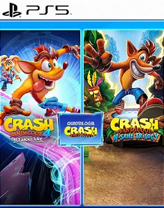 CRASH BANDICOOT™: PACOTE QUADRILOGIA - PS5 - MIDIA DIGITAL