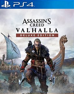 ASSASSIN'S CREED VALHALLA: EDIÇÃO DELUXE - PS4 - MIDIA DIGITAL