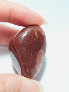 Quartzo Vermelho Rolado - Cristal do Coração - Emoções, Superação de Traumas, Questões familiares