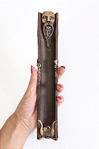 Incensário de Bambu – Guardião Ancestral