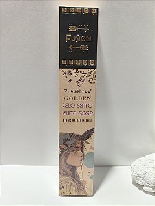Incenso Vijayshree Golden - Palo Santo e Salvia Branca