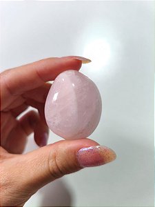 Quartzo Rosa Rolada - Amor Incondicional, Autoestima e Autoconfiança