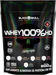WHEY PROTEIN 100% HD REFIL 900G - BLACK SKULL