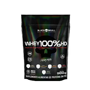 WHEY PROTEIN 100% HD REFIL 900G - BLACK SKULL
