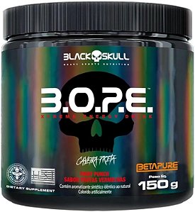 PRÉ TREINO B.O.P.E POTE 150G - BLACK SKULL