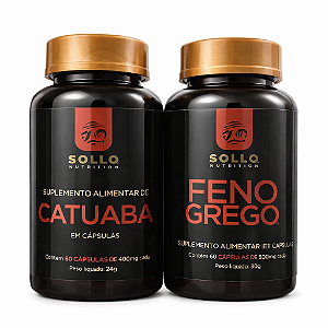 Kit Sollo Nutrition – Catuaba + Feno Grego