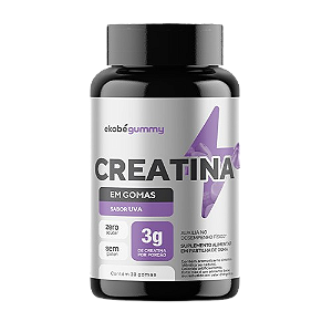 Creatina em Gomas Ekobé – 3g por porção – Sabor Uva – 60 Gomas