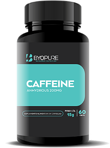 CAFFEINE 200MG 60CAPS BYOPURE