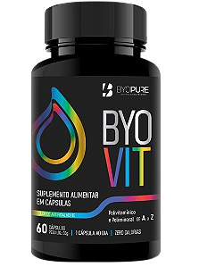 BYO VIT Polivitamínico e Polimineral 60 Capsulas