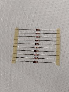 RESISTOR DE CARBONO CR25 1K 1/4w 5% (KIT COM 20 PEÇAS)