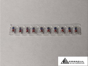 ZMM5V6A - DÍODO ZENER SMD ZMM5V6A 5% 0,400mW MINI-MELF (KIT COM 10 PEÇAS)