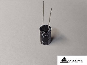 CAPACITOR ELETROLÍTICO 1000uF X 16V 105ºC RADIAL