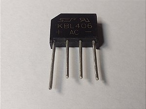KBL406 - PONTE RERIFICADORA KBL406 4A 600V