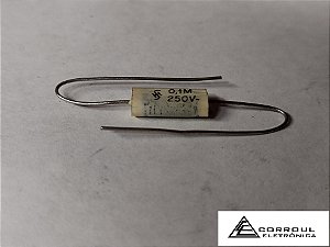 CAPACITOR DE POLIESTER 100nF X 250V - MAC-FITA SIEMENS
