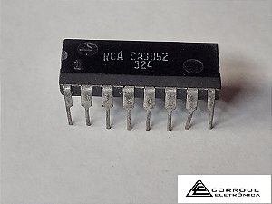 CA3052 - CIRCUITO INTEGRADO CA3052 - RCA - ORIGINAL - LOTE324 - VINTAGE GRADIENTE