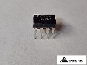 TL3842P - CIRCUITO INTEGRADO TL3842P - TEXAS = UC3844 - PWM - DIL8