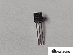 MPS750 - TRANSISTOR MPS750 - MOTOROLA- 40V - 2A - 625mW - TO-92 - PNP
