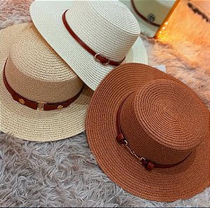 Chapéu Palha Feminino Estilo Clássico