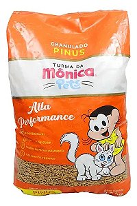 Granulado Sanitário Pinus Turma da Mônica Pets 10kg Para Gatos