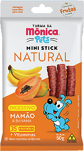 Petisco Sticks Turma da Monica Digestivo Mamão Banana 50g