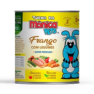 Ração Úmida Super Premium Turma da Mônica Pets - Frango com Legumes para Cães 280 g