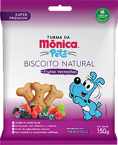 TURMA DA MONICA - BISCOITO FRUTAS VERMELHAS 150 gramas