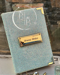 BÍBLIA SAGRADA VERSÃO NTLH - CAPA PERSONALIZADA MANTA EM PEDRARIAS