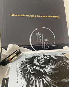 Kit Bíblia Sagrada Leão para Jovem – Personalizada + Acessórios - Versão NVI
