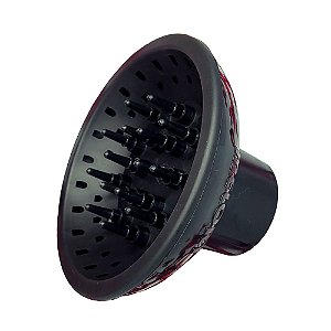 Difusor De Cachos Para Secador De Cabelo Universal Melory Preto