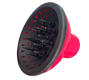 Difusor De Cachos Para Secador De Cabelo Universal Melory Rosa
