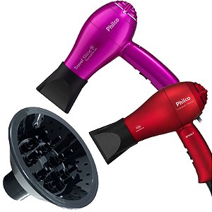 Difusor De Cachos Para Secador De Cabelo Philco Travel Shine, Titanium