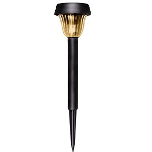 Luminárias Solar Jardim Led Branco Quente Amarela Balizador Poste Automática