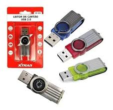 LEITOR DE CARTÃO XTRAD XD-802 USB 2.0