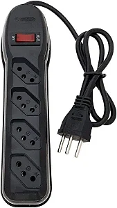 FILTRO DE LINHA 4 TOMADAS BIVOLT PRETO 012902S0100PT00 MEGATRON