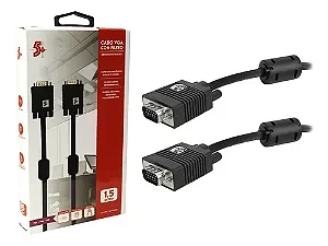 Cabo VGA 5+ c/Filtro 1,5m