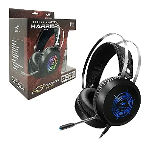 HEADSET GAMER ESTEREO HARRIER PRETO LED RGB PH-G330BKV2 USB C3 TECH