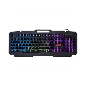 Teclado Kmex Gaming Master KMJ9 Semi Mecânico LED