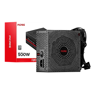 FONTE ATX PCYES ELECTRA 500W PFC ATIVO - ELEC500W